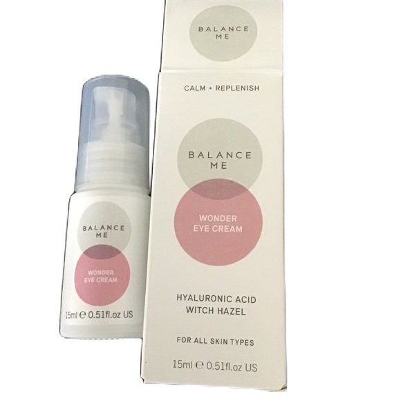 Skincare Balance Me Wonder Eye Cream Hyaluronic Acid Witch Hazel